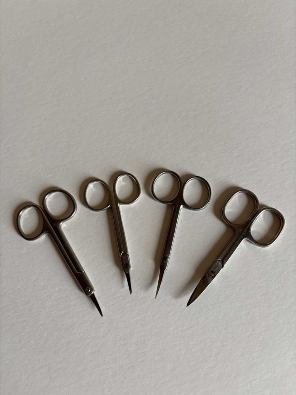 4 Nail and Cuticle Scissors Manicure Professional